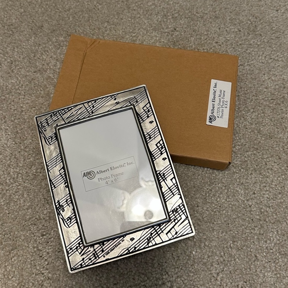 Pewter Albert Elovitz Inc Picture Frame